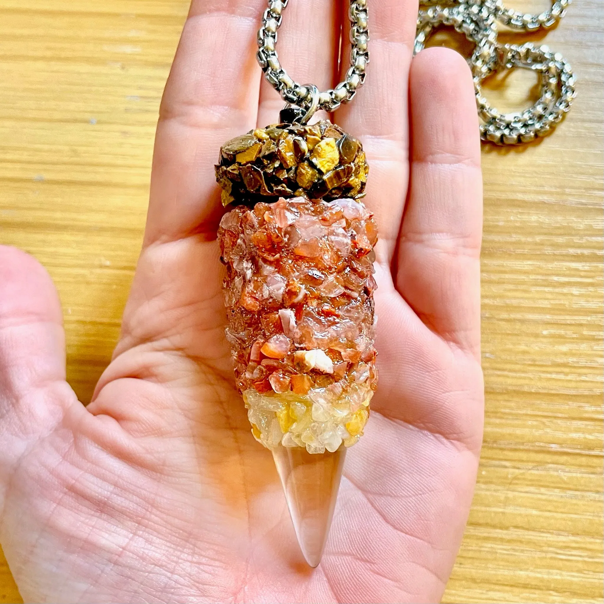 Vial With Telescopic Spoon
