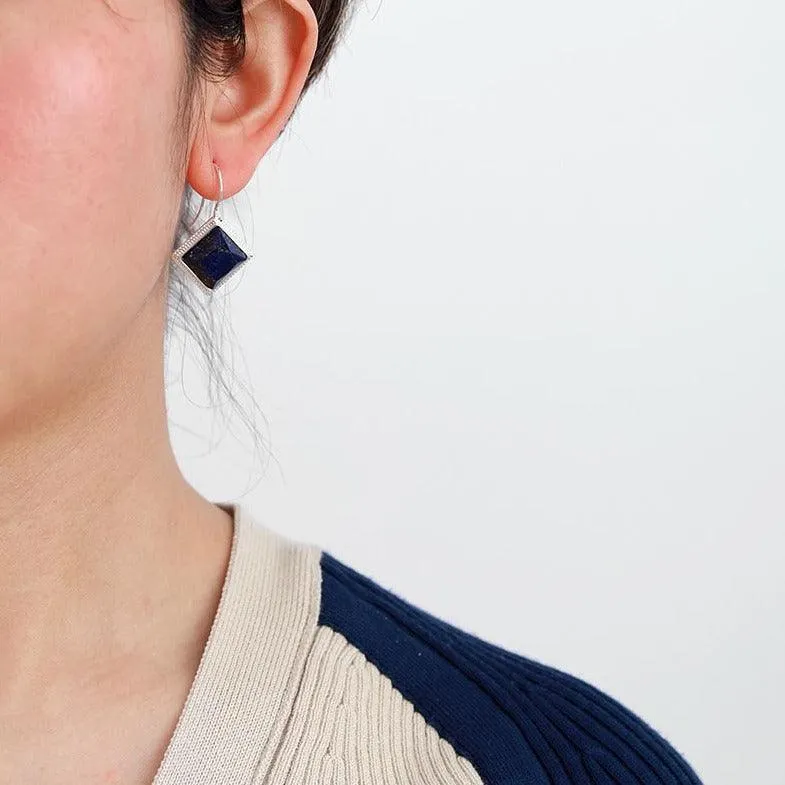 'Wanala' Amethyst Drop Earrings