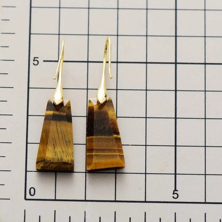 'Wiluray' Red Jasper Earrings - silver
