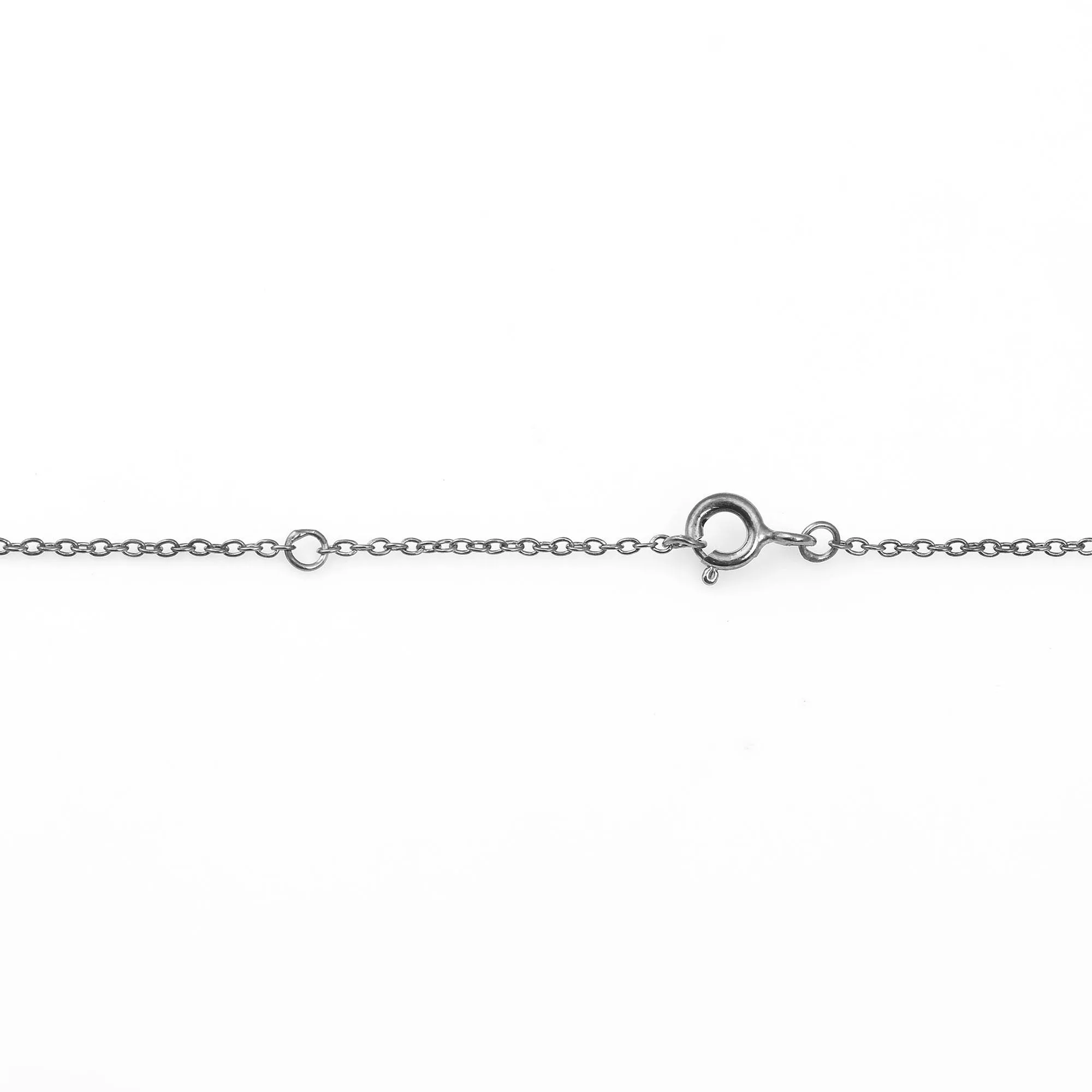 Y Lariat Teardrop Diamond Dainty Necklace